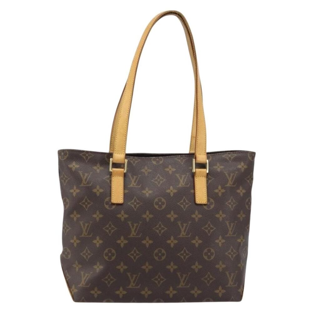 Louis Vuitton Monogram Cabas Piano Tote Bag Brown